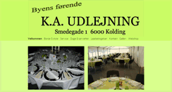 Desktop Screenshot of ka-udlejning.dk