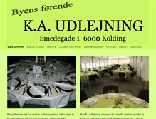 Tablet Screenshot of ka-udlejning.dk